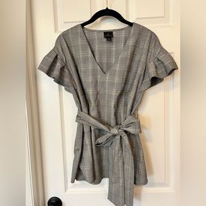 Worthington Plaid Blouse